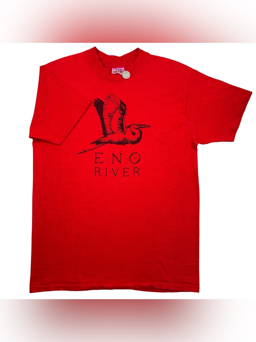 VTG 80s Eno River State Park North Carolina Heron Nature Single Stitch t-shirt M